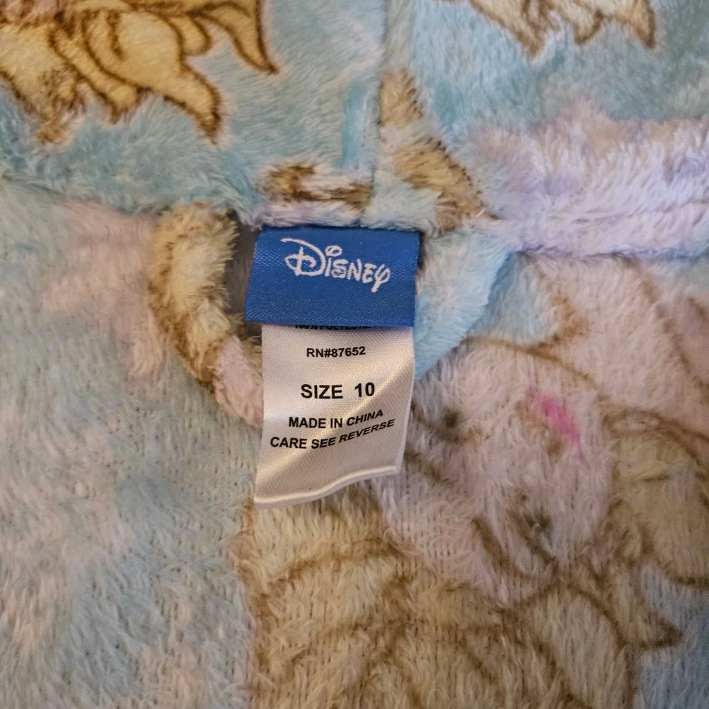 Disney Frozen Elsa 10 Blue Robe with Pockets See Description